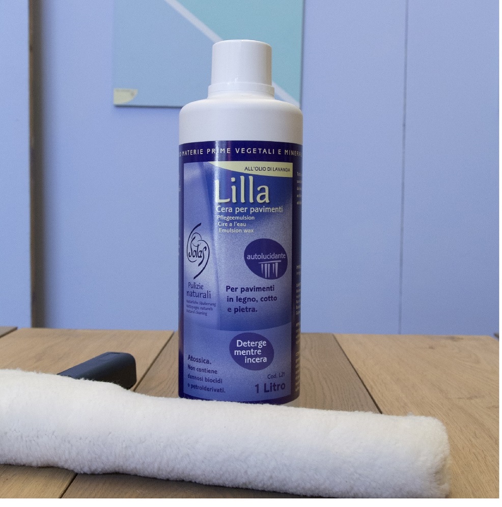 Lilla Solas - Liquiwax Cloe cera liquida autolucidante per legno e parquet 1lt
